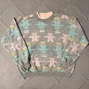 Vintage Another Name Womens Teddy Bear Grandma Sweater (40)